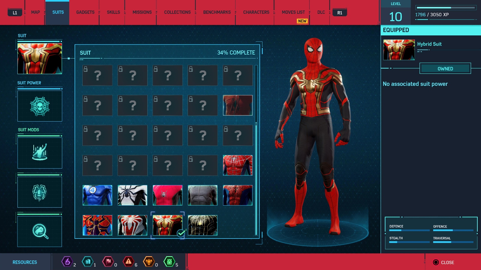 Marvel's Spider-Man Remastered Hybrid Suit Front