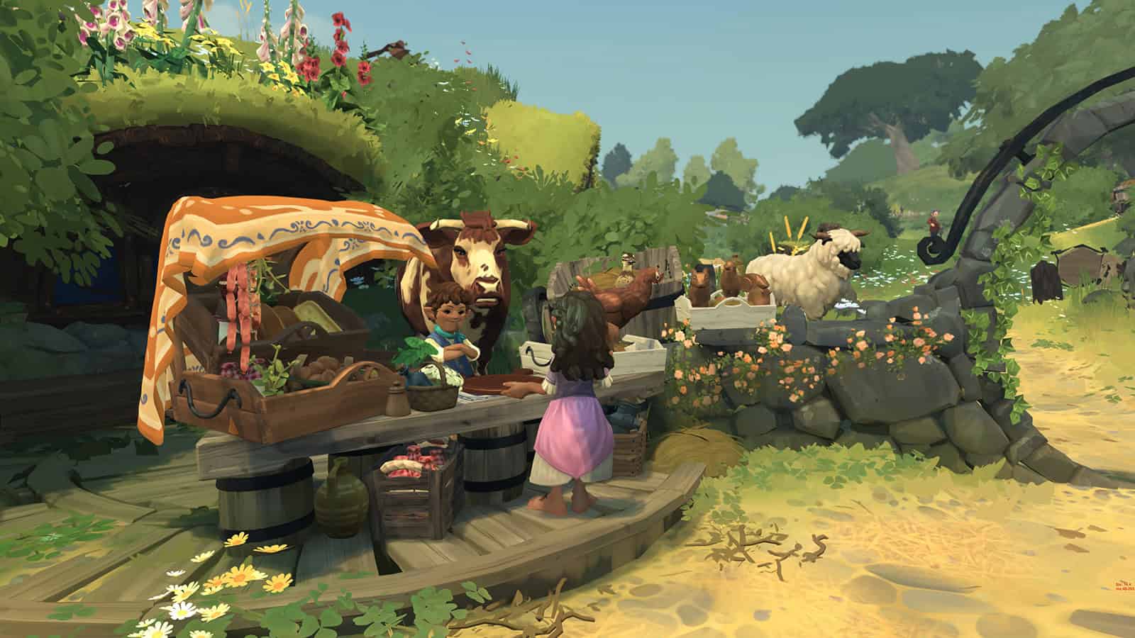 A screenshot of a farm in Tales Of The Shire
