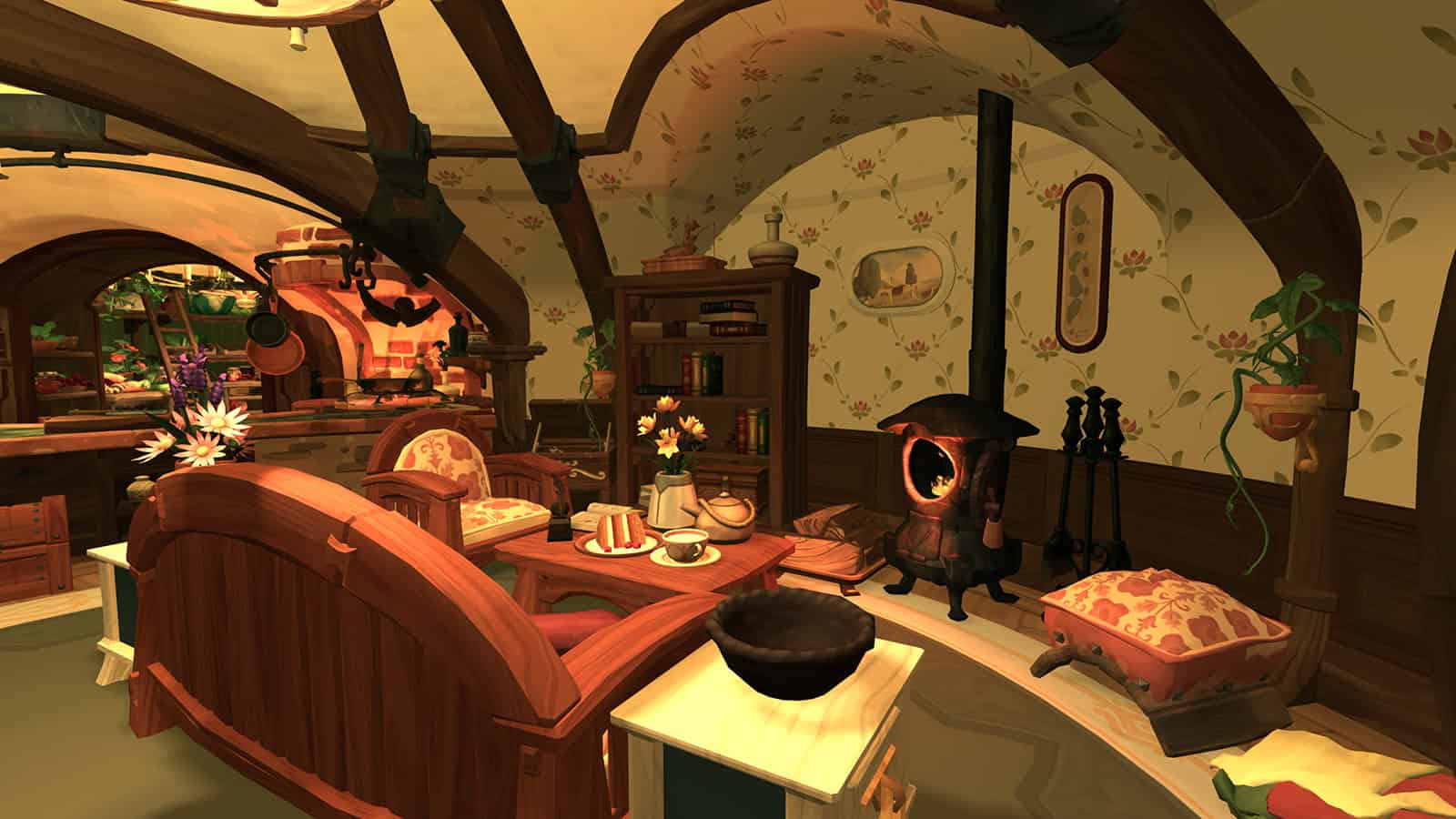 A screenshot of a Hobbit home in Tales Of The Shire