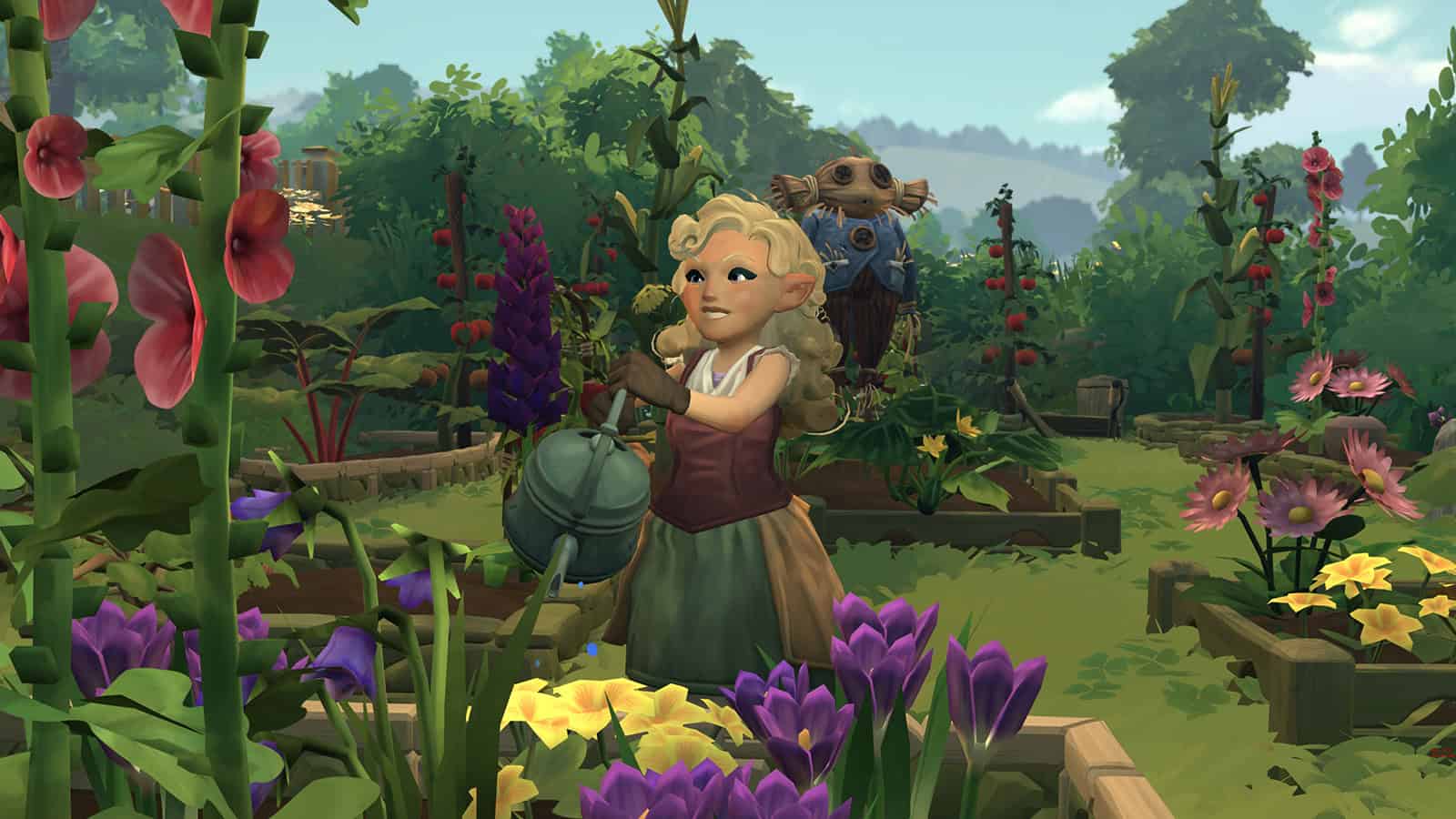 A screenshot of gardening in Tales Of The Shire