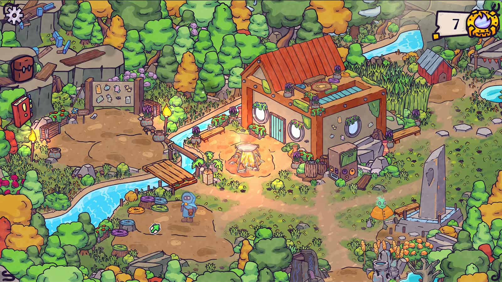 A screenshot of a fully upgraded home in Fireside