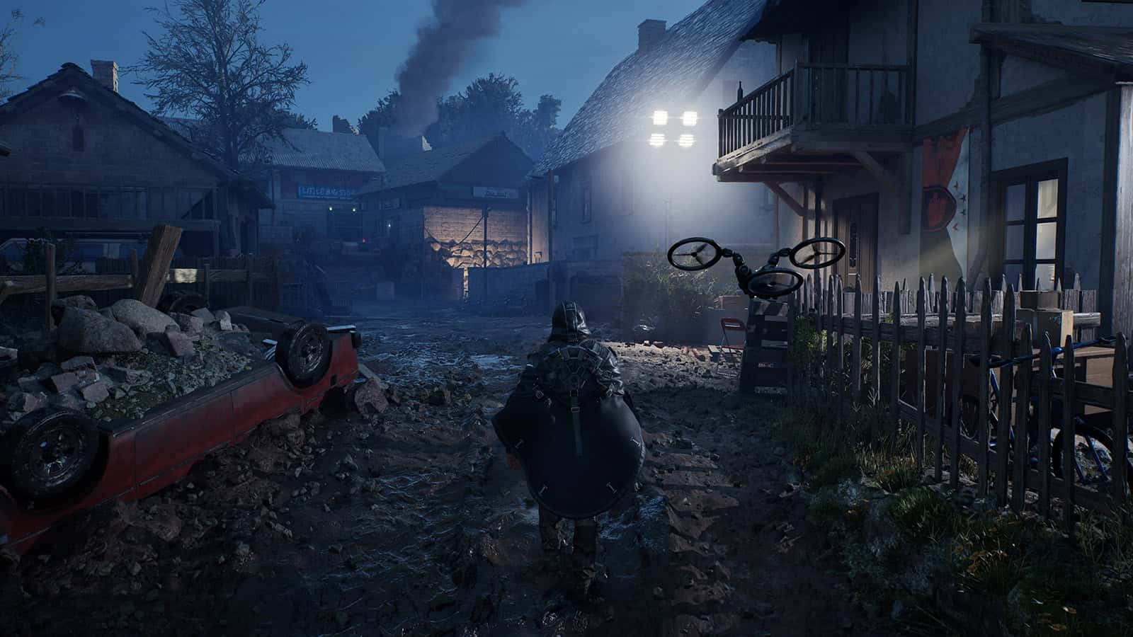An official screenshot from Hell is Us showing some of the explorable environment.